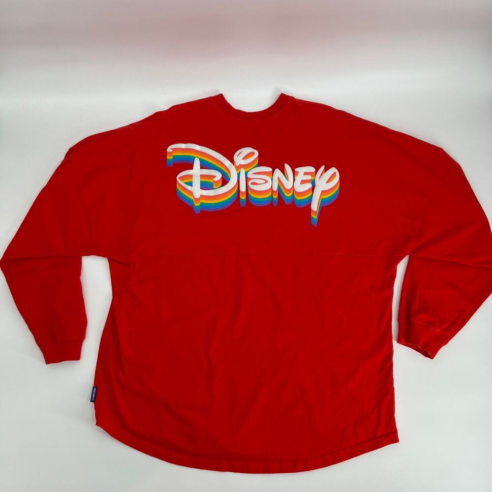 Disney Pride Collection Spirit Jersey Unisex US XXL Red Rainbow LOGO 2025 - Picture 6 of 10